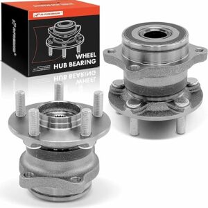 A-Premium 2 x Rear Wheel Bearing and Hub Assembly with 5-Lug Compatible with Subaru, Toyota & Scion Models – 2008-2020 – Outback, Forester,…