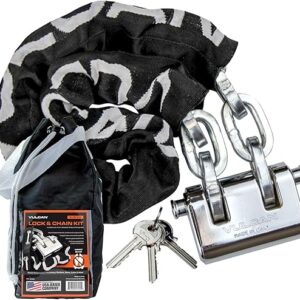 VULCAN Premium Security Chain and Lock Kit