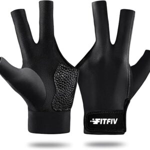 Left-Hand Billiard Pool Glove – 3 Finger