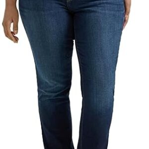 Lee Women’s Plus Size Legendary Mid Rise Straight Leg Jean