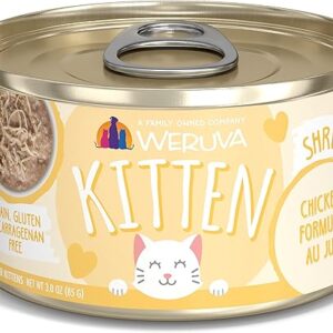 Weruva Kitten, Chicken Formula Au Jus, 3oz Can (Pack of 12)