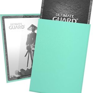 Ultimate Guard Katana Card Sleeves, 60 Japanese Size TCG Sleeves, 62 x 89mm, Turquoise Back, Tournament Sleeves, No PVC & Acid-Free, High C…