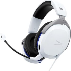 HyperX Cloud Stinger 2 Wired Gaming Headsets with Mic Noise Cancellation PS4 PS5 Gaming Headphones 50mm Drivers Memory Foam Premium Leather…