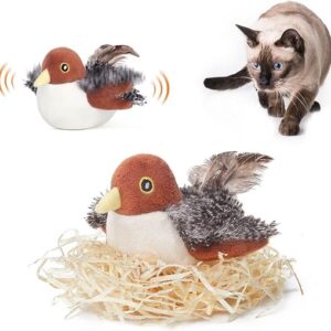 Rechargeable Flapping Bird Cat Toy