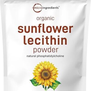 Organic Sunflower Lecithin Powder, 1 lb