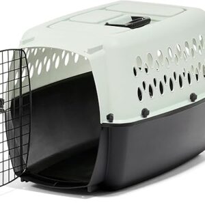 Petmate Pet Porter Fashion Dog Kennel – Crate for Pets 15-20 lbs – Airline Approved Pet Carrier – Durable Plastic Shell – For Home and Trav…