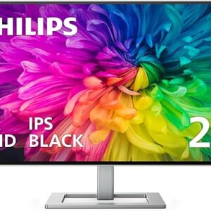 Philips Creator Series 27E2F7901 27″ 4K UHD IPS Black Display, USB-C, Built-in KVM, Height Adjustable, Daisy Chain, PD 96W, MacBook/PC Compa…
