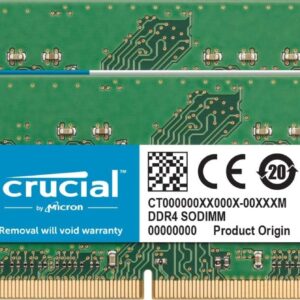 Crucial RAM 64GB Kit (2x32GB) DDR4 2666 MHz CL19 Memory for Mac CT2K32G4S266M, Multicolor