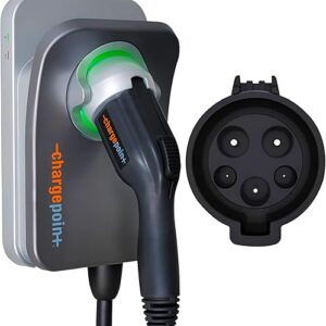 HomeFlex Level 2 EV Charger J1772, Hardwired for Electric Car – Fast Smart Battery Power Charging at Home for Electric Automobile Vehicles