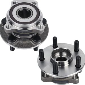 KUSATEC 513303 2pcs Front Wheel Bearing and Hub Assembly Compatible with 2008-2014 Subaru Forester Impreza 2013-2014 XV Crosstrek 2005-2014…