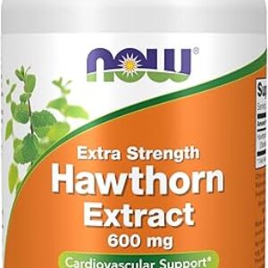 NOW Foods Hawthorn Extract 600 mg, 90 Veg Capsules