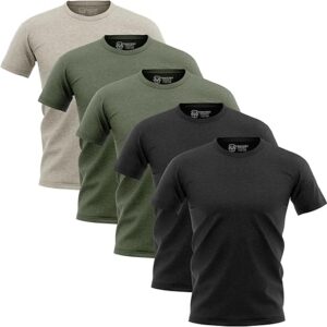 5 Pack Men’s Crew Neck T-Shirts