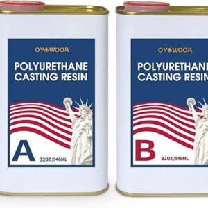 OYOWOOA Polyurethane Cast Resin Garagekits Casting Molding Raw Materials for Anime Figure Production Fast Curing in 30 Seconds PU Resin AB …