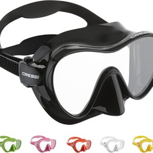 Cressi F1, Scuba Diving Snorkeling Frameless Mask – Perfect Seal Silicone Skirt – Designed in Italy by Cressi