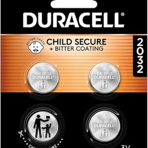 Duracell 2032 Lithium Battery 4-Pack