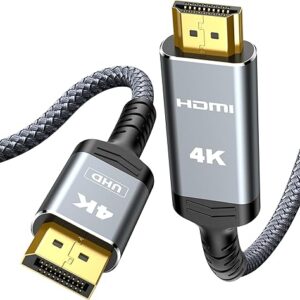 Highwings 4K DisplayPort to HDMI Cable