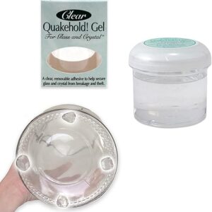 Quakehold! 22111 Gel for Glass and Crystal, Clear, 4oz