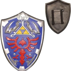 Link’s BlackBlue Shield Japanese Anime Game Cosplay Sword Hylian Shield