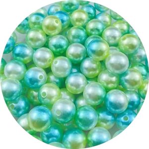 4000 Pcs Pearl Beads 3mm Craft Beads Gradient Round Spacer Loose Beads for Earring Bracelet Necklace Key Chains Jewelry DIY Craft Making De…