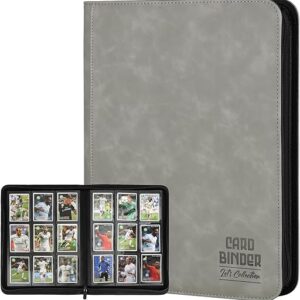 Trading Card Binder, Premium 9 Pocket Double Sided 540 Pocket PU Card Collection Binder, Collectible Trading Card Albums for MTG, TCG, Sport…