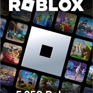 Roblox Digital Gift Card – 5,250 Robux [Includes Exclusive Virtual Item] [Digital Code]