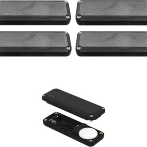AirTag 10-Year Battery Case – TimeCapsule – Over 14x More Capacity Than CR2032 | IP69 Waterproof, Uses AA Batteries, Patented | Elevation Lab