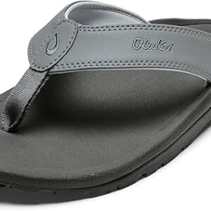 OLUKAI Ohana Men’s Beach Sandals, Quick-Dry Flip-Flop Slides, Water Resistant & Lightweight, Compression Molded Footbed & Ultra-Soft Comfor…