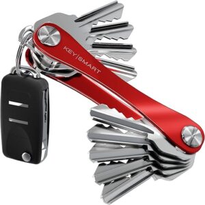 KEYSMART Compact Key Organizer – Red