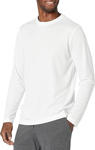 Amazon Essentials Men's Performance Long Sleeve Shirt