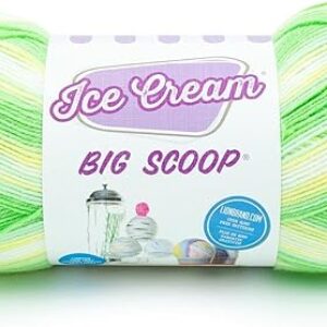 Lion Brand Yarn Ice Cream Big Scoop Yarn, Limeade