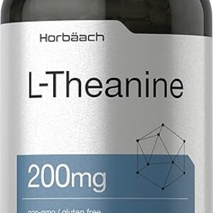Horbäach L Theanine 200mg, 400 Capsules
