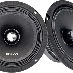 ORION Cobalt CM654 High Efficiency 6.5″ Mid-Range Bullet Loudspeakers, 1000W Max Power, 250W RMS, 4 Ohm, 1.5″ Voice Coil – Pro Car Audio Stereo, M…