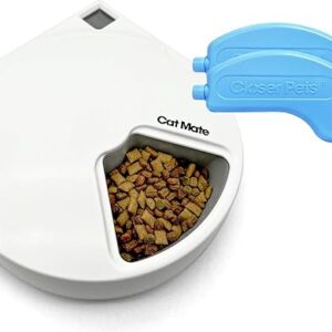 Cat Mate C500 – 5 Meal Digital Automatic Feeder with Ice Packs for Cats and Small Dogs
