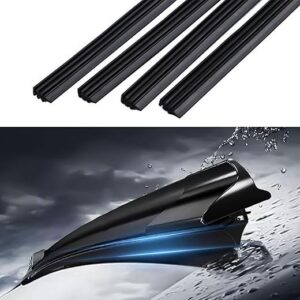 4PCS Adjustable Universal Wiper Blade Refill