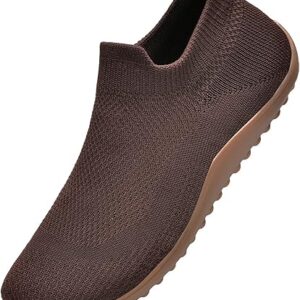 KBZone Womens Slip on Minimalist Barefoot Sock Shoes for Women Comfortable Foot Shape Walking Shoes