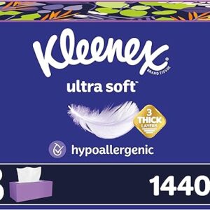 Kleenex Ultra Soft Facial Tissues, 8 Boxes