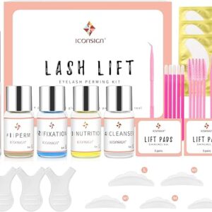 Lash Lift Kit, Eyelash Perm Kit, Professional Eyelash Curling Lash Extension Set, Glue Upgraded Version, Lash Extensions, Lash Curling, Sem…