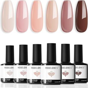 Modelones 6-Color Nude Gel Nail Kit