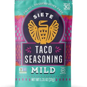 Siete Seasoning – Mild | Paleo, Preservative Free, Whole 30 Approved (Pack of 1)