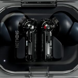 Nothing Ear (a) Wireless Earbuds with ChatGPT Integration, 45dB Hybrid Noise Cancelling Earbuds, Hi-Res Audio, Advanced Equaliser, Dual Conn…