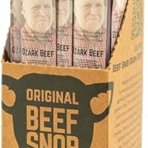 Beef Snob Snack Sticks – Original Flavor – High Protein, Sugar-Free, Keto & Gluten-Free Beef Jerky – 20 Count, 1 oz Each – Healthy On-the-G…