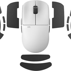 Pulsar Gaming Gears SUPERGRIP Griptape Set for X2A Medium Sweat Absorbing High Performance Anti Slip 3M Adhesive no Residue Mouse Grip Tape…