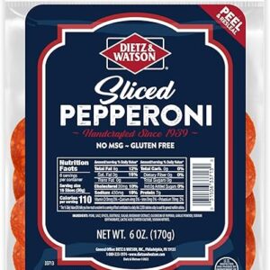 Dietz & Watson Sliced Pepperoni Pillow Pack, 6 oz