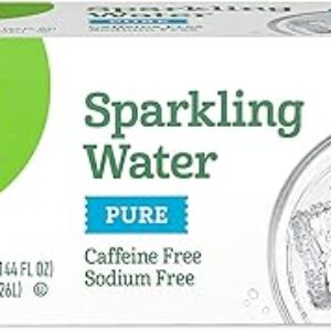 Amazon Fresh, Sparkling Water, Pure, 12 Fl Oz, 12 Cans