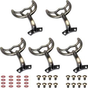 Ceiling Fan Blades Arm 7740200 -Hidden Screw Hole -Antique Brass, for 42-Inch Fan Blade, -5 Pcs