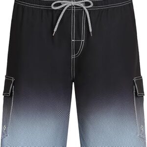 ELETOP Men’s Swim Trunks Quick Dry Bathing Suit Swimming Board Shorts Mesh Lining Beach Swimwear