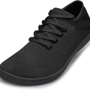 Womens Wide Toe Walking Shoes Minimalist Barefoot Shoes Zero Drop Sole Non Slip Comfortable Lightweight Wide Width Sneakers