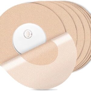 25Pack Freestyle Bandage for Libre 3 Sensor Covers Waterproof 14 Days Overpatch Tape CGM Adhesive Patches Without Hole, Beige