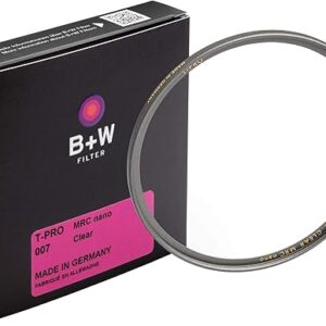 B + W Clear Protection Filter for Camera Lens – Ultra Slim Titan Mount (T-PRO), 007, HTC, 16 Layers Multi-Resistant and Nano Coating, Photo…