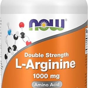 NOW Foods Supplements, L-Arginine 1,000 mg, Nitric Oxide Precursor*, Amino Acid, 120 Tablets